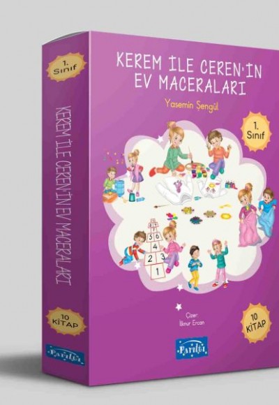 Kerem ile Ceren’in Ev Maceraları 10 Kitap Set