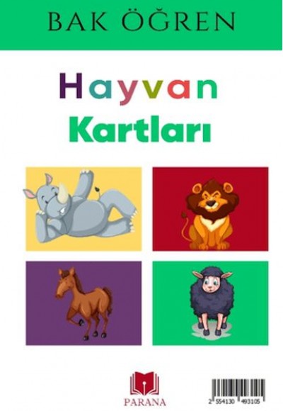 Hayvanlar - Bak Öğren Kartları - İlk Bilgilerim