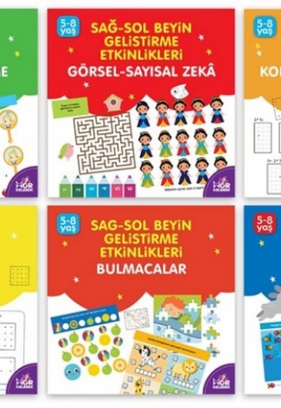 Sağ-Sol Beyin Geliştirme Etkinlikleri Seti (5-8 Yaş)