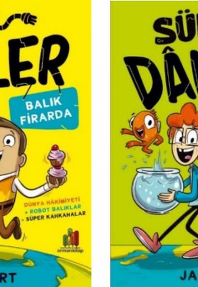 Süper Dahiler Kahkaha Kitap Seti (2 Kitap)