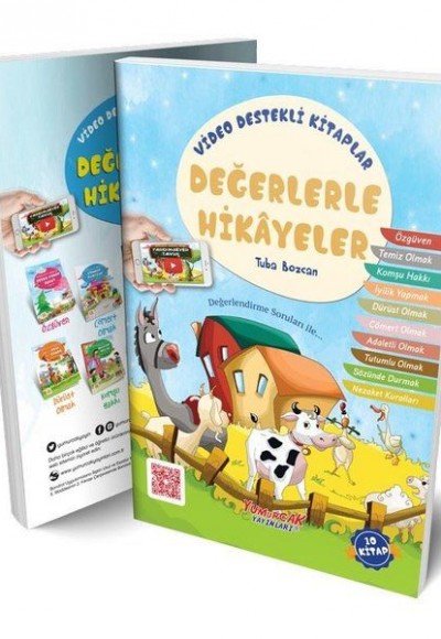 Değerlerle Hikayeler - 10 Kitap Takım