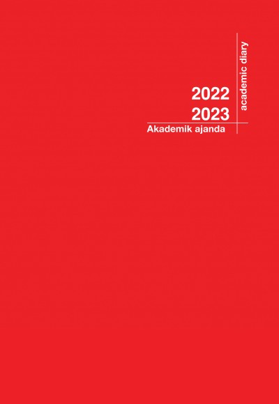 2022-2023 Akademik Ajanda 21X29 Kırmızı