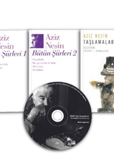 Aziz Nesin'den Şiirler: 3 Kitap 1 CD