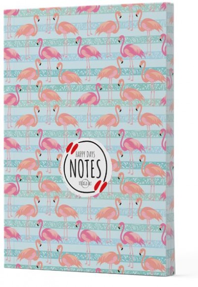 Flamingo 1 - Yan Baskılı Çizgili Defter