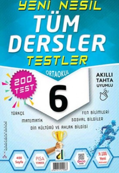 Damla Yeni Nesil Tüm Dersler Testler-6. Sınıf