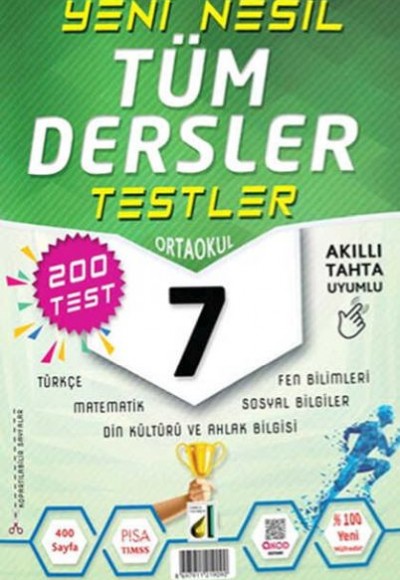 Damla Yeni Nesil Tüm Dersler Testler-7. Sınıf