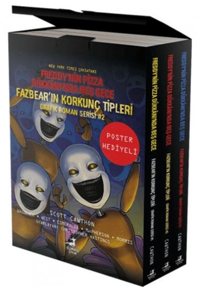 Fazbear'ın Korkunç Tipleri Çizgi Roman Seti