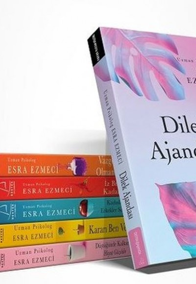 Esra Ezmeci Seti - Defter Hediyeli 5 Kitap Takım Dilek Ajandası Hediyeli