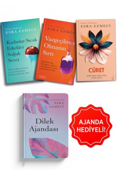 Esra Ezmeci İlişkiler Seti 3 Kitap Dilek Ajanda Hediyeli