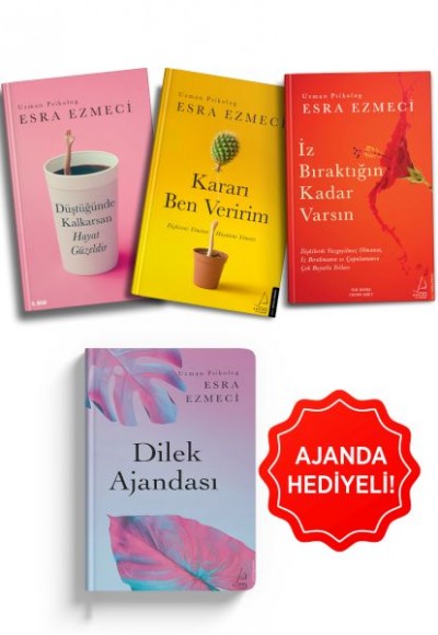 Esra Ezmeci Psikoloji Seti 3 Kitap Dilek Ajanda Hediyeli