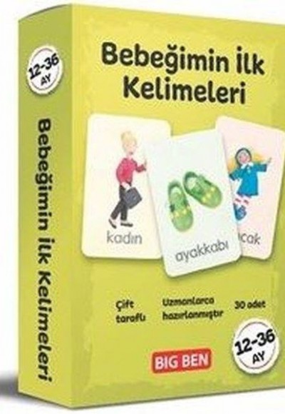 Bebeğimin İlk Kelimeleri Kartları 12 - 36 Ay