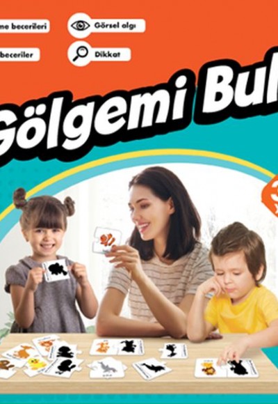 Gölgemi Bul - Eğitici Yapboz - 48 Parça