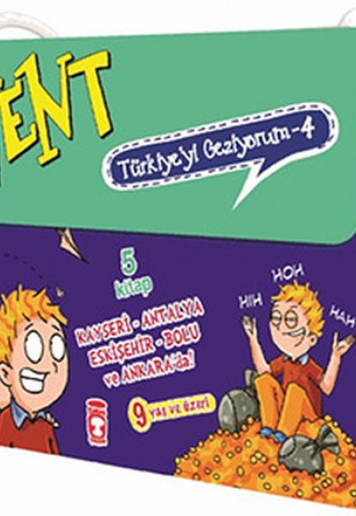 Levent Türkiye'yi Geziyorum - 4 (5 Kitap Takım)