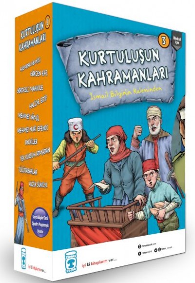 Kurtuluşun Kahramanları 3 Seti (10 Kitap Takım)