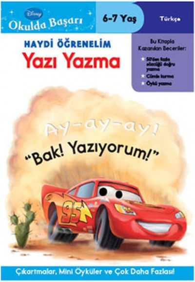 Okulda Başarı 09 - Haydi Öğrenelim Cars Yazı Yazma (6-7 Yaş)