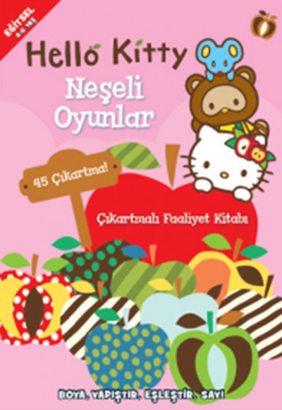 Hello Kitty - Neşeli Oyunlar  Çıkartmalı Faaliyet Kitabı