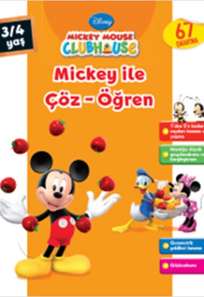 Mickey ile Çöz Öğren (3-4 Yaş)