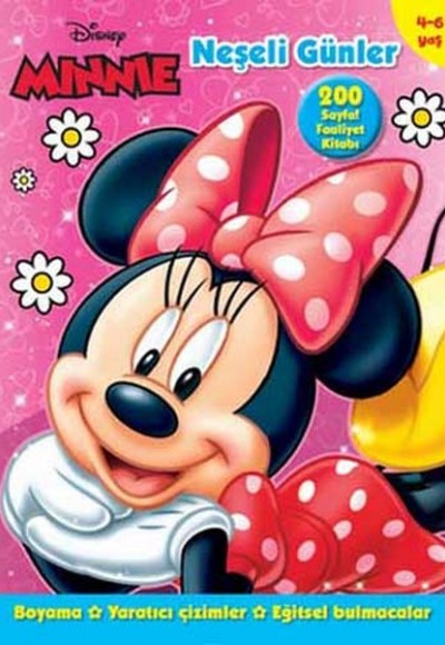 Disney Minnie Neşeli Günler - 200 Sayfa Faaliyet Kitabı