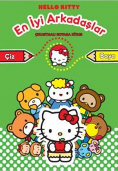 Hello Kitty En İyi Arkadaşlar Çıkartmalı Boyama