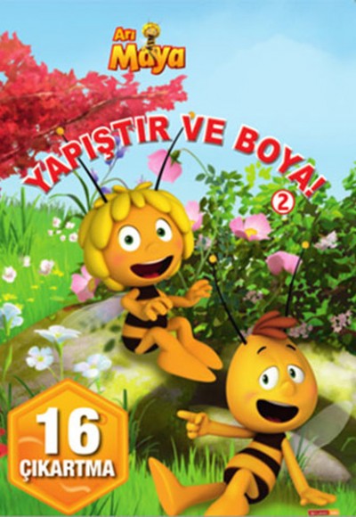 Arı Maya Yapıştır ve Boya  -2 (16 Çıkartma)