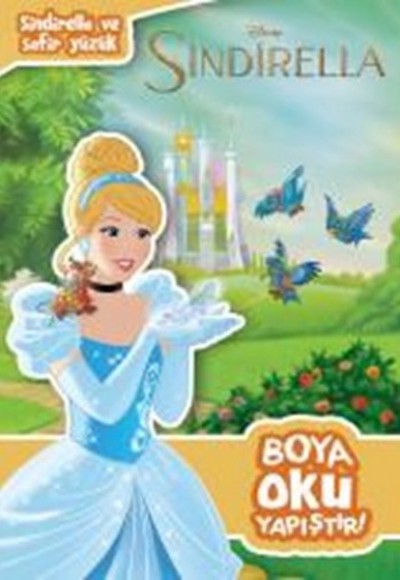 Disney Sindirella ve Safir Yüzük - Boya Oku Yapıştır