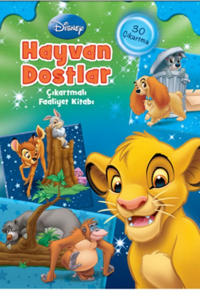 Disney Hayvan Dostlar Çıkartmalı Faaliyet Kitabı