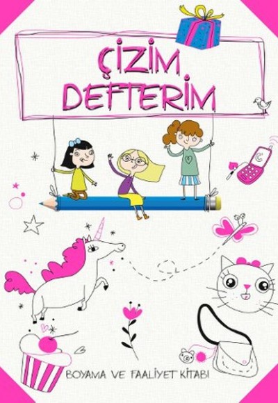 Çizim Defterim / Boyama ve Faaliyet (Pembe)