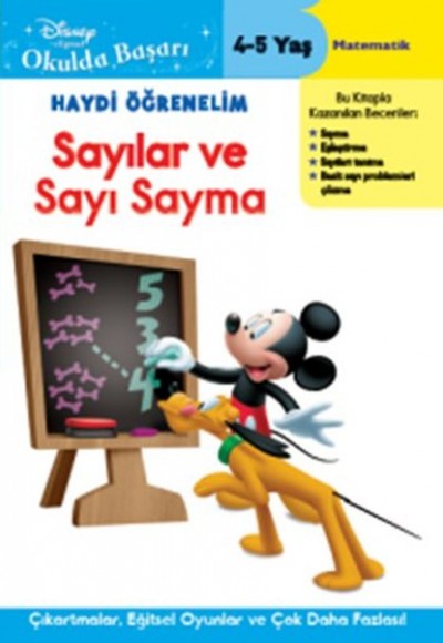 Okulda Başarı - Sayılar ve Sayma Mickey (4-5 Yaş)