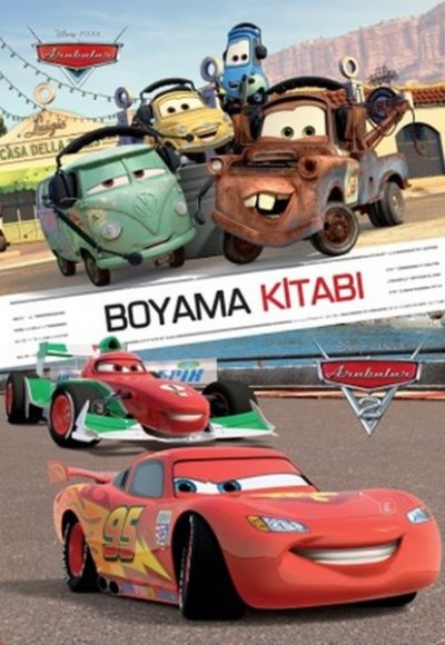 Disney Arabalar Boyama Kitabı