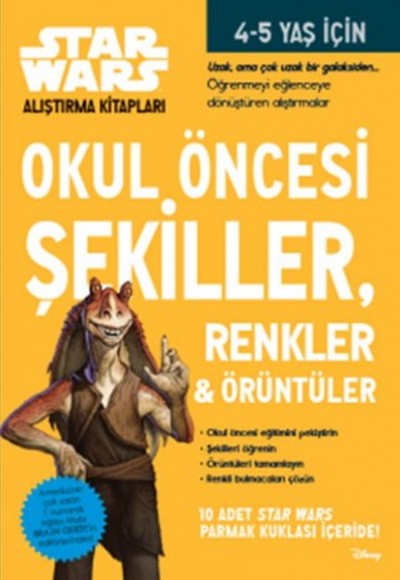 Okul Öncesi Şekiller Renkler ve Örüntüler / Star Wars Alıştırma Kitapları