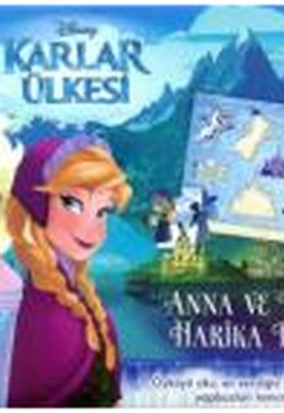 Disney Karlar Ülkesi Anna ve Elsa'nın Harika Dünyası (Yapboz Kitabı)