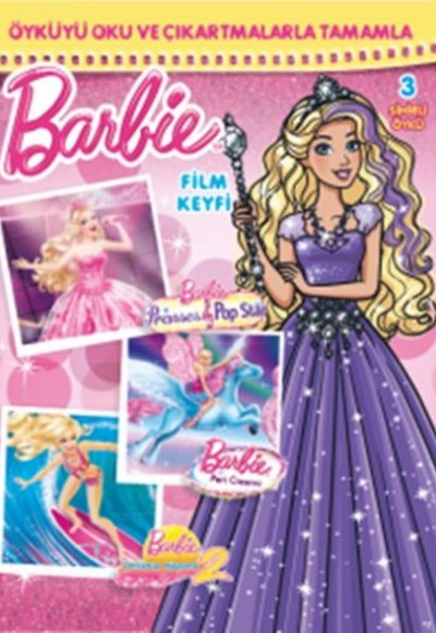 Barbie Film Keyfi Çıkartmalı Öykü