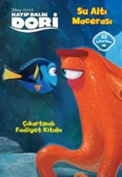 Disney Kayıp Balık Dori Çıkartmalı Faaliyet Kitabı