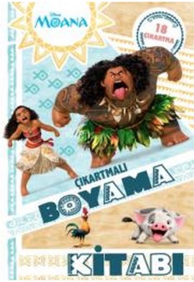 Disney Moana - Çıkartmalı Boyama Kitabı