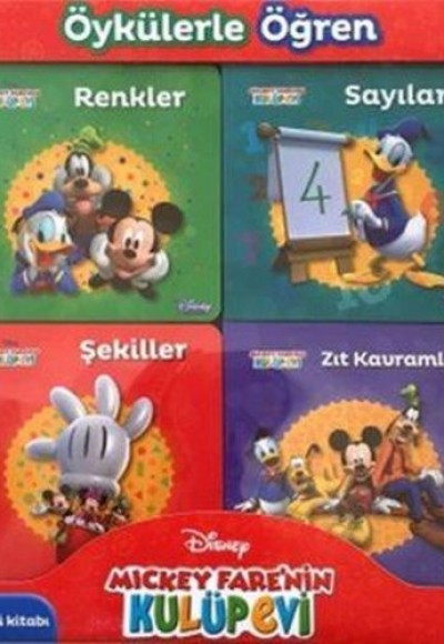 Mickey Fare’nin Kulüpevi Öykülerle Öğren (4 Kitap - Ciltli)