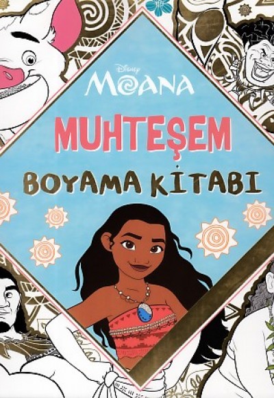 Moana Muhteşem Boyama Defteri