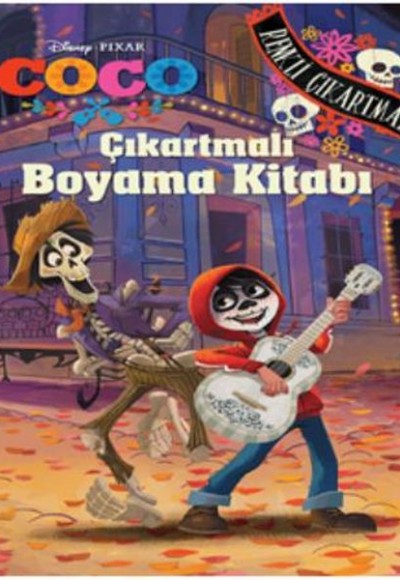 Disney Coco Çıkartmalı Boyama Kitabı