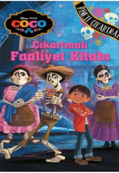 Disney Coco Çıkartmalı Faaliyet Kitabı