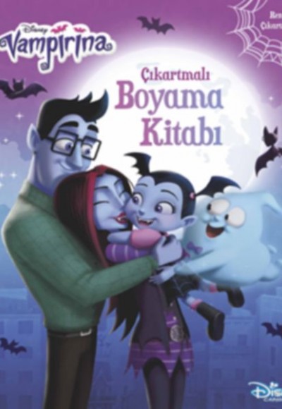 Disney Vampirina Çıkartmalı Boyama Kitabı Renkli Çıkartmalar