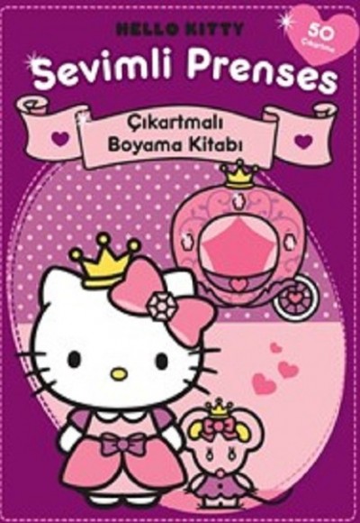 Hello Kitty Sevimli Prenses Çıkartmalı Boyama Kitabı