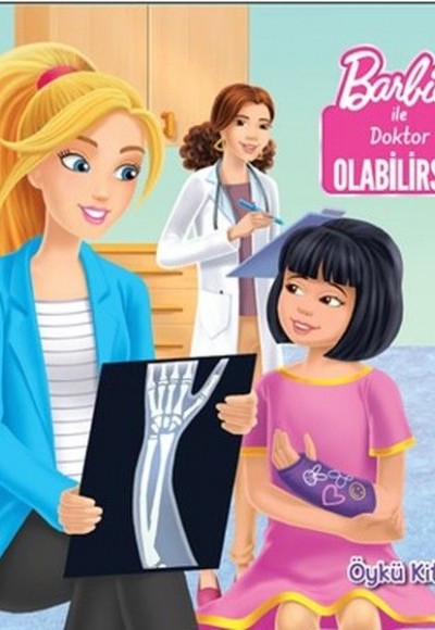 Barbie ile Doktor Olabilirsin-Öykü Kitabı