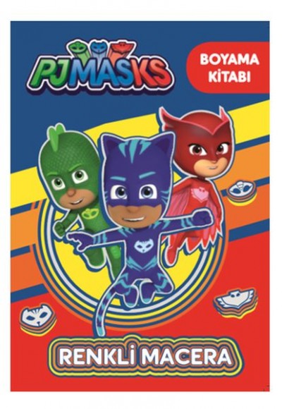 Pjmasks - Renkli Macera Boyama Kitabı