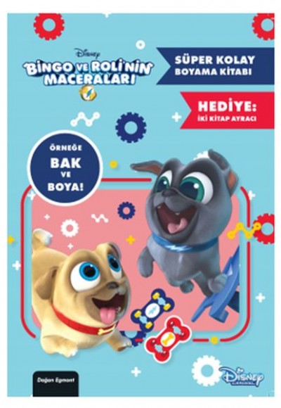 Disney Bingo ve Roli'nin Maceraları - Süper Kolay Boyama Kitabı