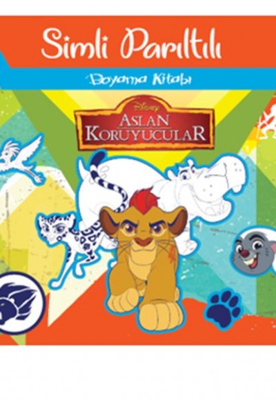 Disney Aslan Koruyucuları Simli Parıltılı Boyama Kitabı