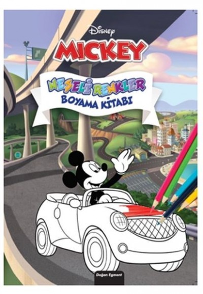 Disney Mickey Neşeli Renkler Boyama Kitabı