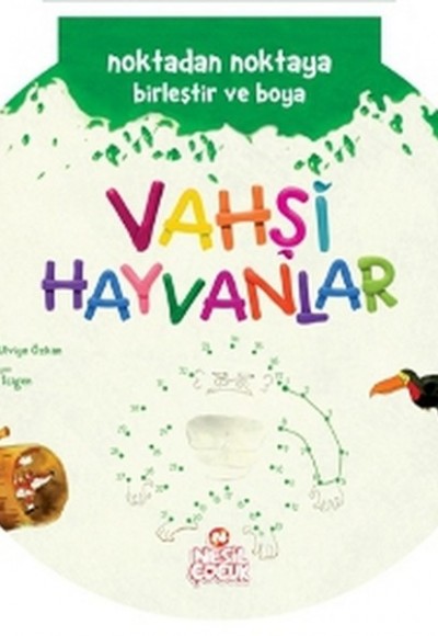 Noktadan Noktaya Birleştir ve Boya Serisi - Vahşi Hayvanlar