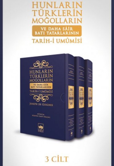 Hunların Türklerin Moğolların ve Daha Sair Batı Tatarlarının Tarih i Umumisi (Ciltli - Kutulu)