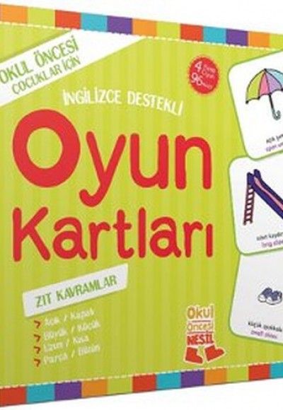 Oyun Kartları - Zıt Kavramlar