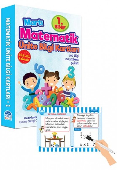 Martı 1.Sınıf Matematik Ünite Bilgi Kartları