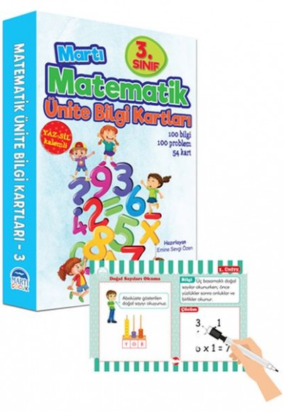 Martı 3.Matematik Ünite Bilgi Kartları